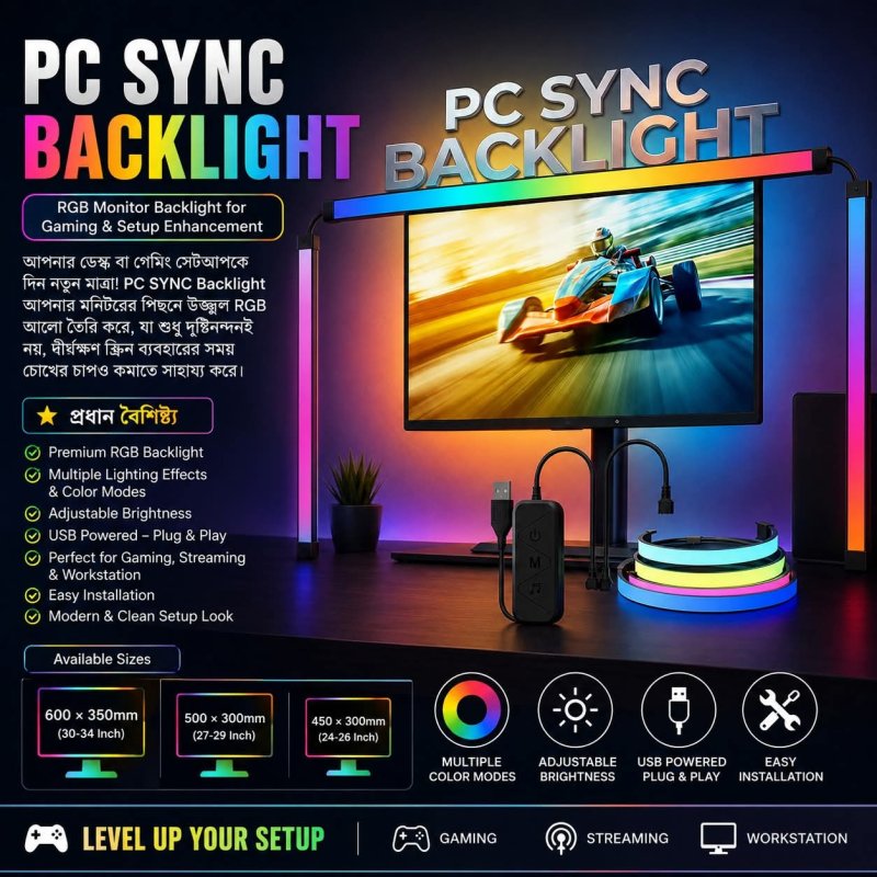PC SYNC RGB Backlight